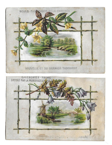 Ancien chromo publicitaire - ancien,