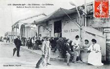 CPA 17 ILE d´OLERON -Le Chateau Buffet et buvette des deux Gares (GROSSE ANIMATI