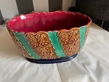 Ancien cache pot en céramique