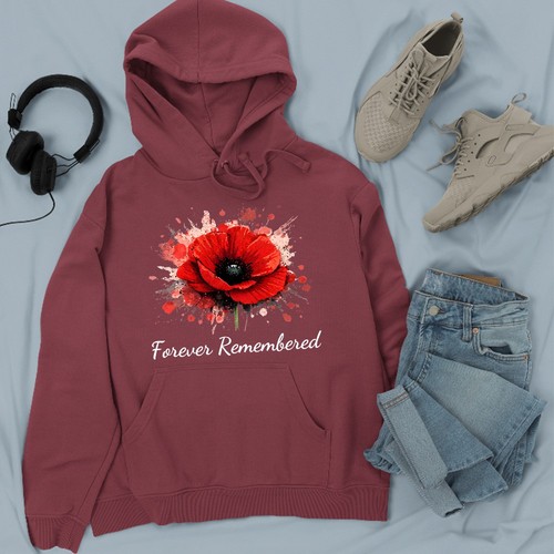 Merch hoodie col rond - af,