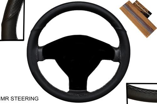 Housse volant cuir noir - en,