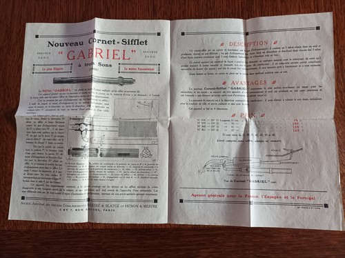 Ancien depliant publicitaire - depliant,