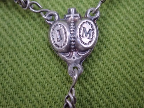 Ancien chapelet argent - ancien,
