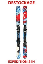 ski enfant occasion HEAD "SOUP HEAD" taille: 117 cm = 1 mètre 17 + fixations