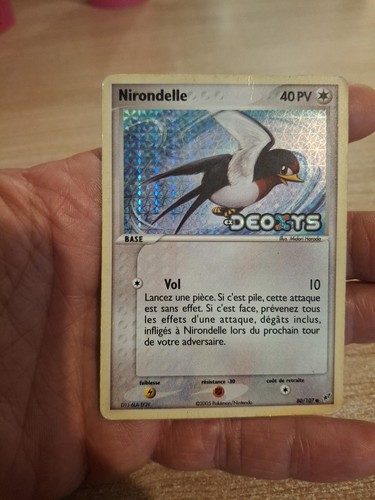 Carte pokémon nirondelle - pokémon, :