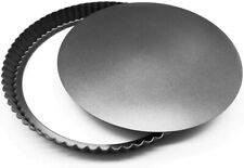 Plat de Pâtisserie antiadhésif Tarte Pizza Gâteau Muffin Plateau Four Rond 28cm