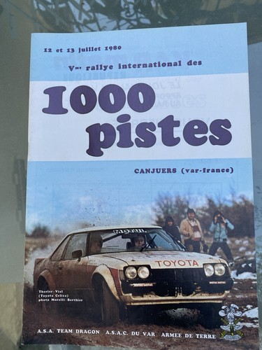 Programme rallye 1000 - programme,