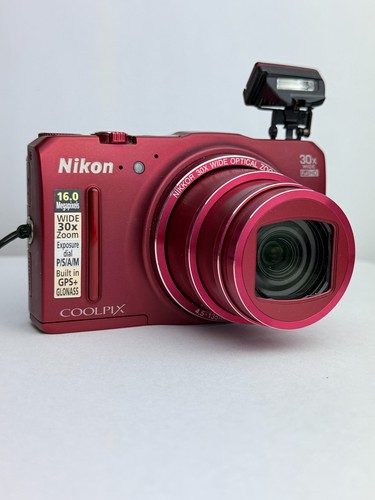 Nikon coolpix s9700 - red, 16.0mp