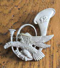 Insigne 12° BCA Bataillon de Chasseurs Alpins    / Drago Paris Dos Lisse  /V108