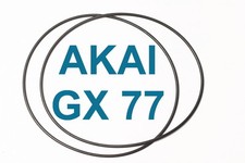 COURROIES SET AKAI GX 77 MAGNETOPHONE A BANDE EXTRA FORT NEUF FABRIQUE GX77