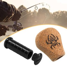 Poignée de moulinet, poignée de pêche décorative et pratique pour canne à