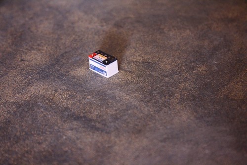élément diorama batterie - diorama,