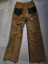 Pantalon Vintage En Cuir