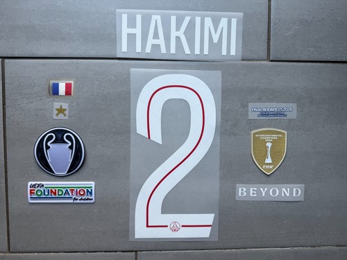 Flocage hakimi psg - hakimi, home