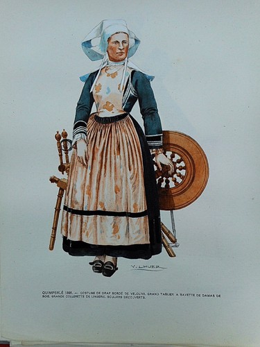 Bretagne costume breton - bretagne,
