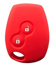 Housse Silicone pour Clé Renault Dacia Sandero Duster Lodgy Logan Dokker Rouge