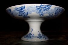 Ancien Plat à Gâteaux sur Pied Keller & Guerin Lunéville " Venise "