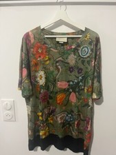 Tee-Shirt GUCCI FLORA SNAKE LINEN ( Size L )