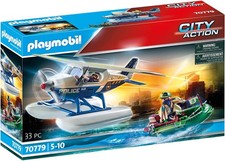 Original PLAYMOBIL® City Action 70779 - Hydravion: Poursuite Contrebandier