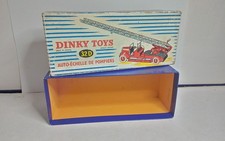 DINKY TOYS ANCIEN #32D BOITE VIDE CAMION POMPIERS DELAHAYE GRANDE ECHELLE  bm