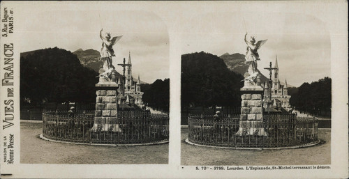 France lourdes statue - france,, lourdes,