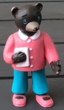 Figurine Petit Ours Brun Avec Un Livre , Bayard Presse