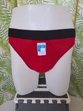 STRING HOMME EN COTON COULEUR ROUGE