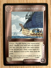 MECCG - Favor of the Valar - LIMITED - Black Borders - English - Rare