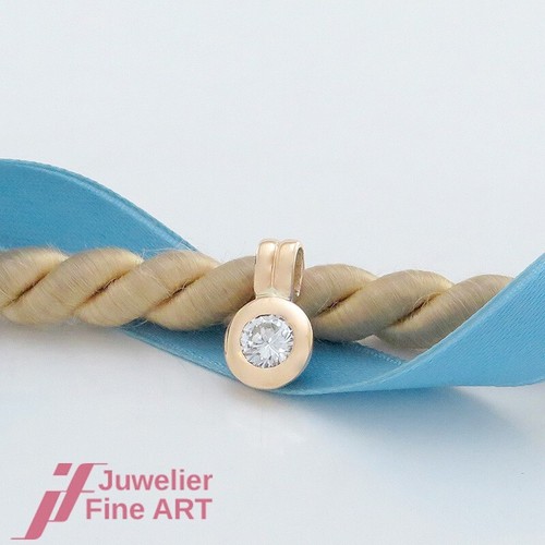 Pendentif solitaire brillant - pendentif,