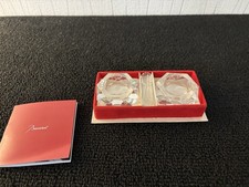 Ensemble salières en cristal