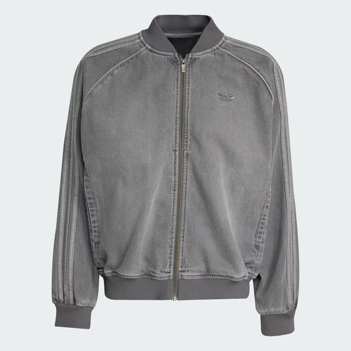 Veste jean noir lavé adidas - veste,