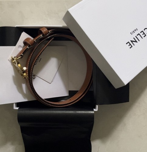 Ceinture cuir celine paris - ceinture,
