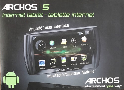 Archos internet tablet 8gb - archos, 5