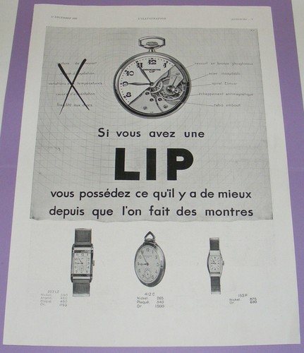 Lip montre gousset - lip,