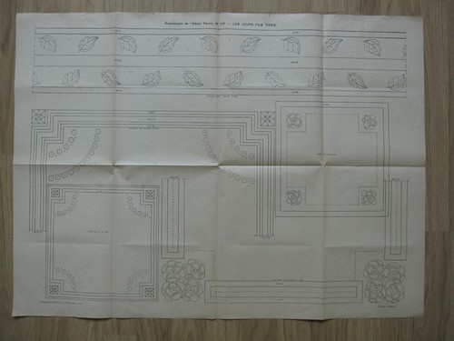 Ancien patron pour broderie - ,