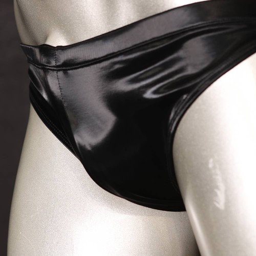 Hommes faux cuir - faux, slip