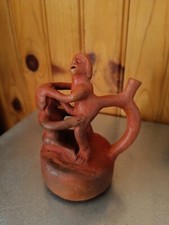 Céramique Mochica Sculpture Moche Peruvian Érotique