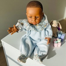 Poupon Berenguer ancien – bébé reborn réaliste de collection – 39 cm