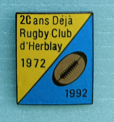 Rare pin rugby herblay - rare,