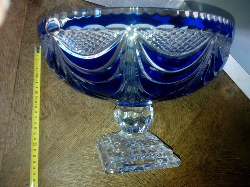 Grande coupe cristal ciselé - grande,