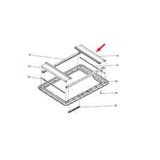Store pour cadre intérieur de lanterneau Heki 1 - gris - DOMETIC - 4460000285