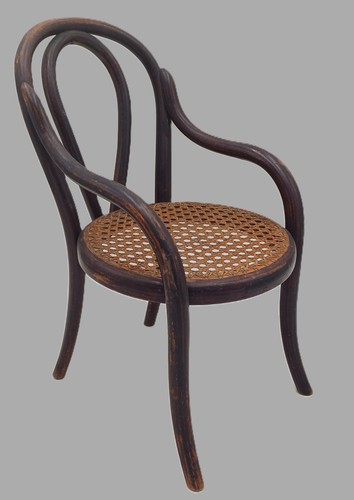 Ancien fauteuil poupée - fauteuil,