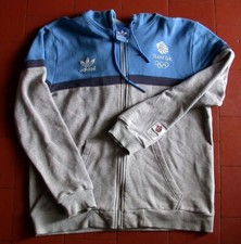 ADIDAS veste SURVETEMENT taille L bleu  logo team GB LONDON 2012 jeux olympiques