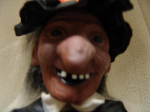 Vintage animated witch says - vintage,