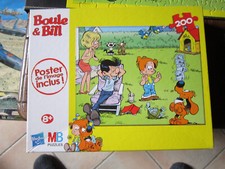 PUZZLE BOULE ET BILL dans le jardin  ROBA 2012 complet
