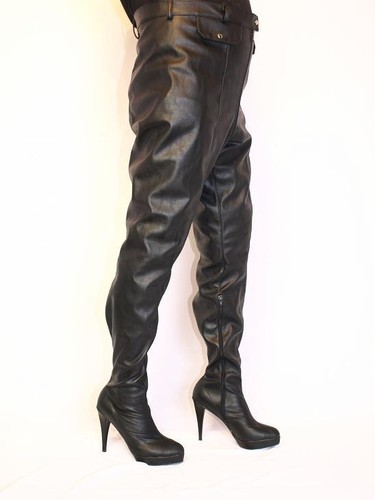 Bottes similicuir heels - bottes,