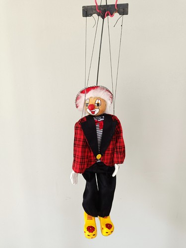 Marionnette clown fil sur - à,