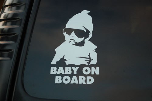 Baby board sticker - baby, sticker!