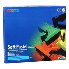 Boite de Pastels secs Assorties 24 Unité Lot de 1 Set Pièces