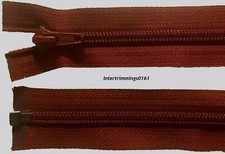 YKK Fermeture, Bordeaux, 20 "/ 51CM, Nylon Dents Plastique Bout Ouvert, NO.5